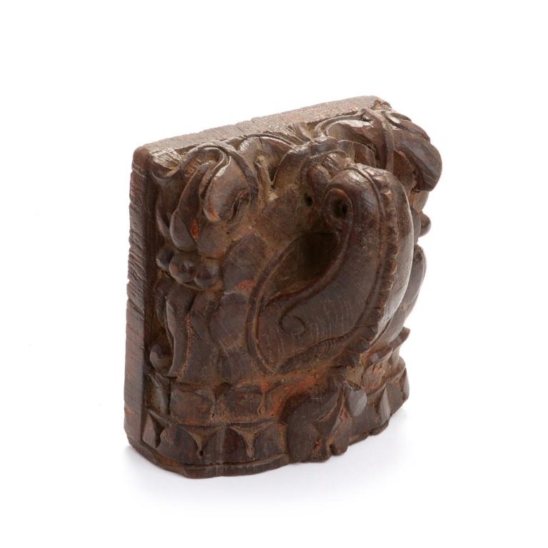 Резная консоль из тика, 13 см